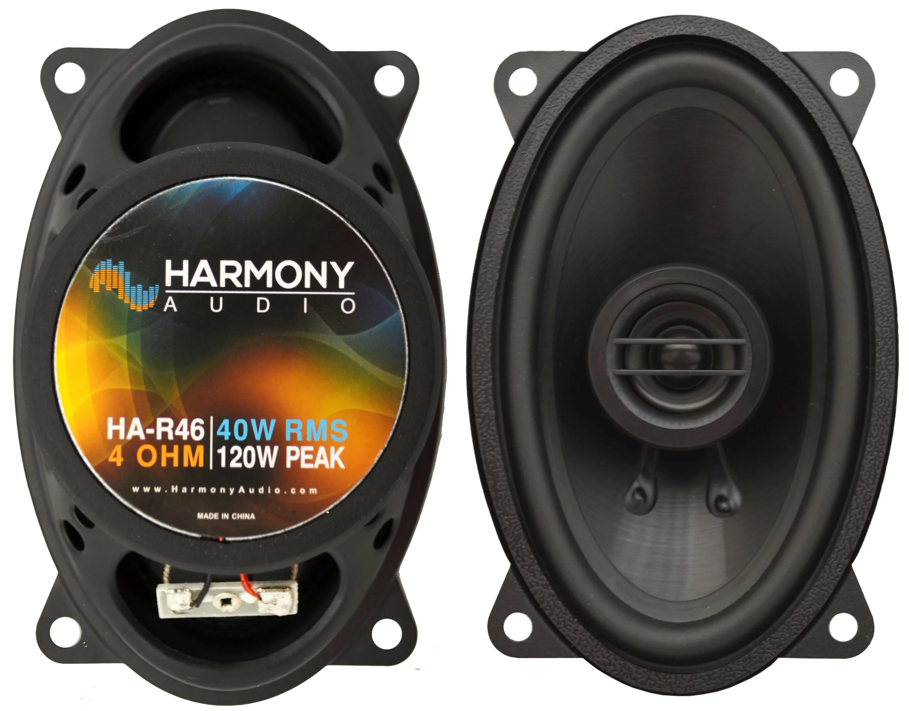 Fits Fiat Bertone X 1/9 1985-1988 Rear Deck Replacement Harmony HA-R46 Speakers
