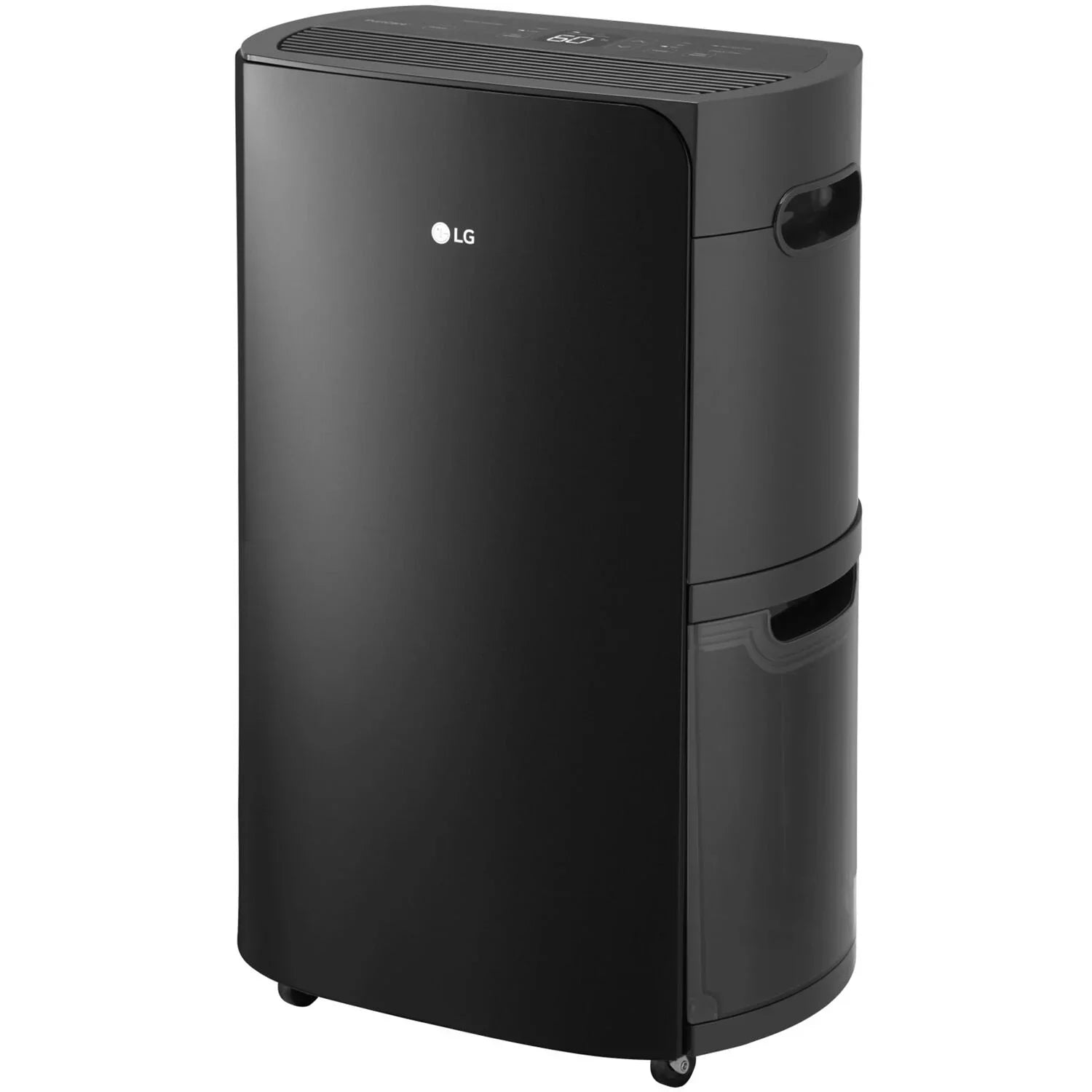 Restored PuriCare 2019 Energy Star 50-Pint Dehumidifier in Ebony (Refurbished)