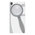Dritz 3-1/4" Magnifier with Storage Pouch, 2X Magnification, 4X Spot Lens