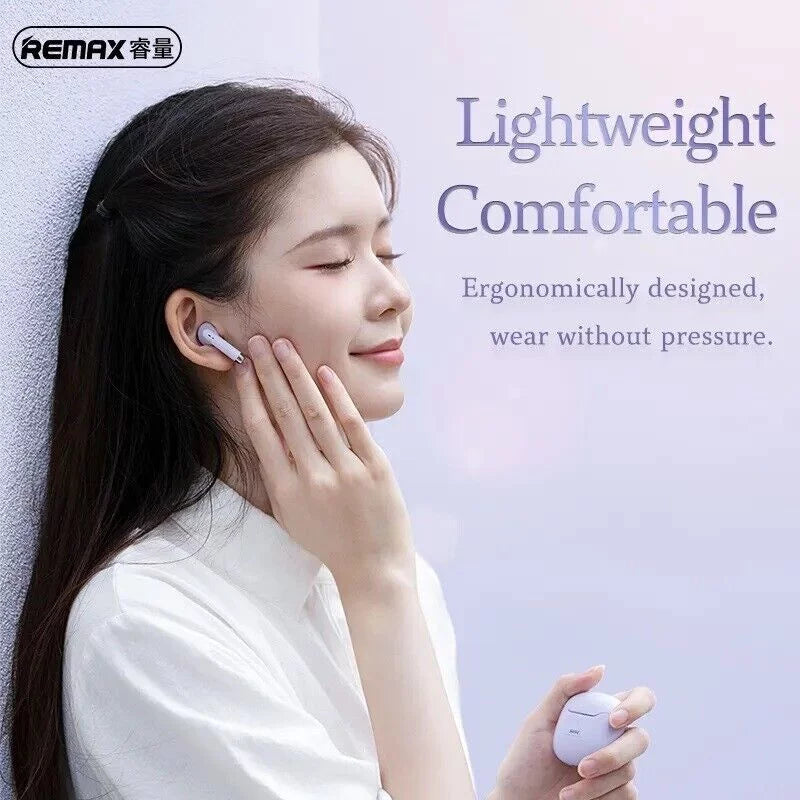 for Xperia 1 III Bluetooth 5.3 Earbuds Stereo Bass, in Ear Noise Cancelling Mic, Earphones IP7 Waterproof Sports, 32H Playtime USB C Mini Charging Case Ear Buds - Jet