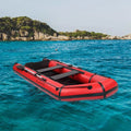 Campingsurvivals 10ft Polyvinyl Chloride Inflatable Fishing Assault Boat Red