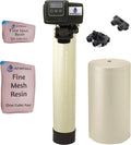 IRON Pro 2 Combination water softener iron filter Fleck 5600SXT digital metered valve for whole house 40,000 Grains, Almond