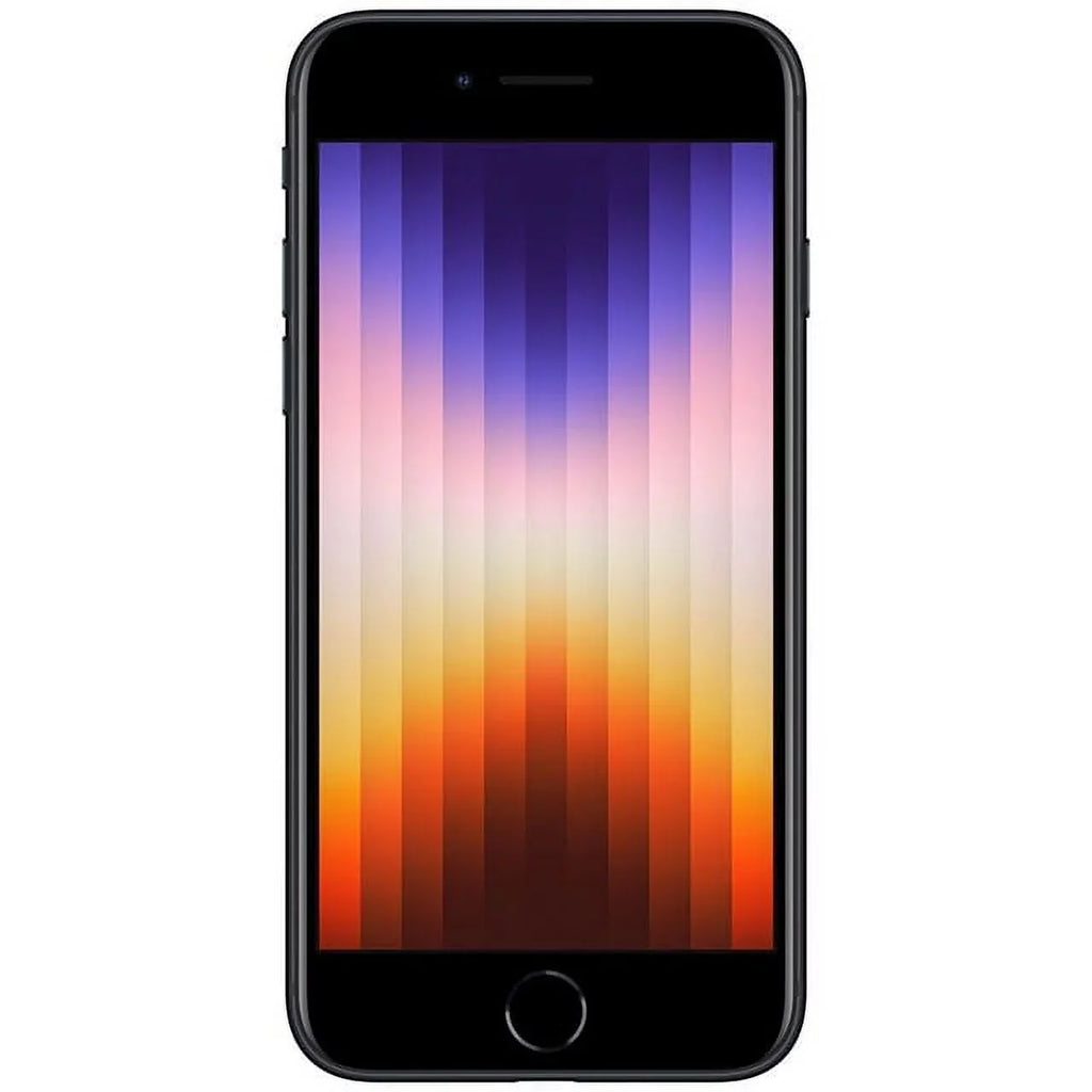 Restored iPhone SE (3rd Gen) A2595 (Fully Unlocked) 256GB Midnight (Refurbished)