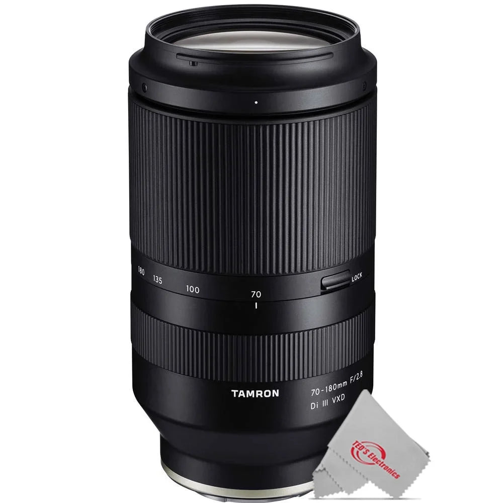Alpha a7C Full-Frame Mirrorless Camera Silver and Tamron 70-180mm Di III VXD Lens Accessory Kit
