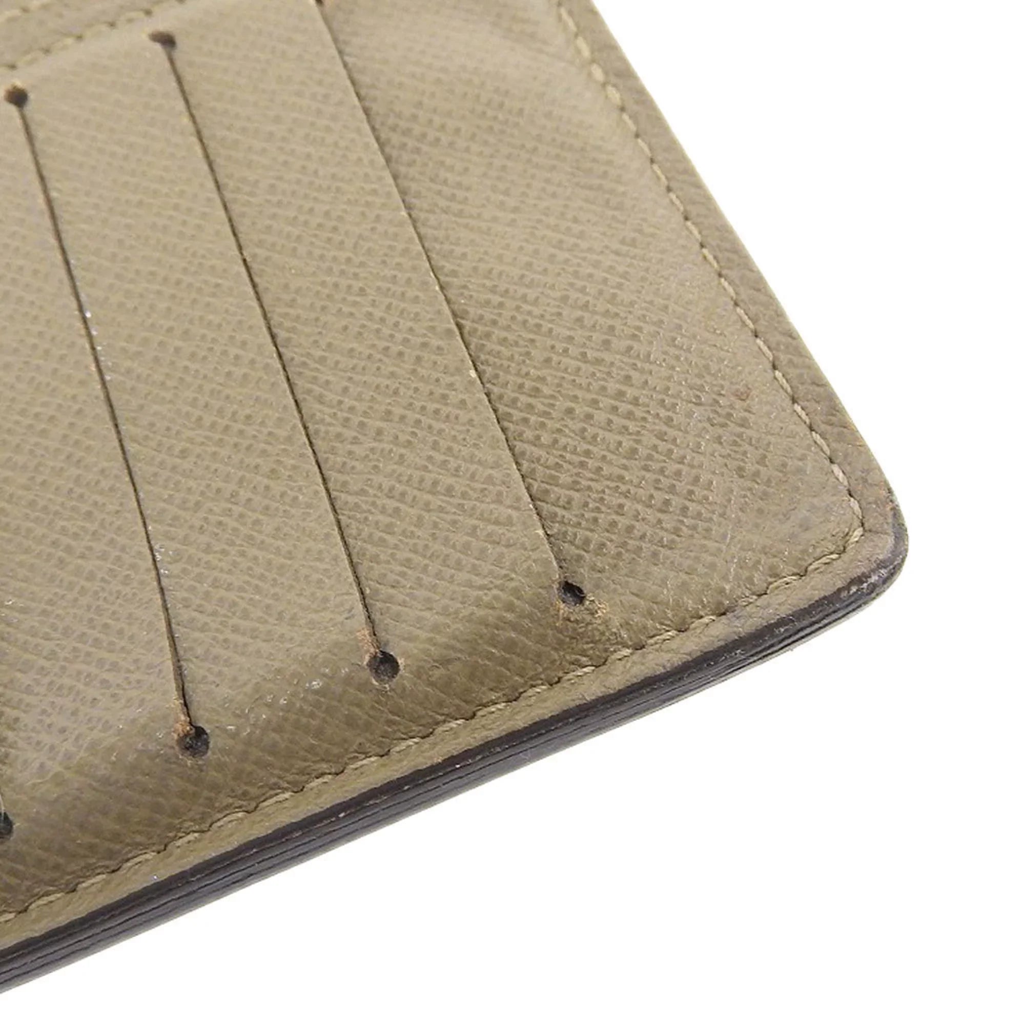 Pre-Owned Louis Vuitton LOUIS VUITTON Taiga Portefeuille Brother Bifold Long Wallet Ural M32807 (Good)