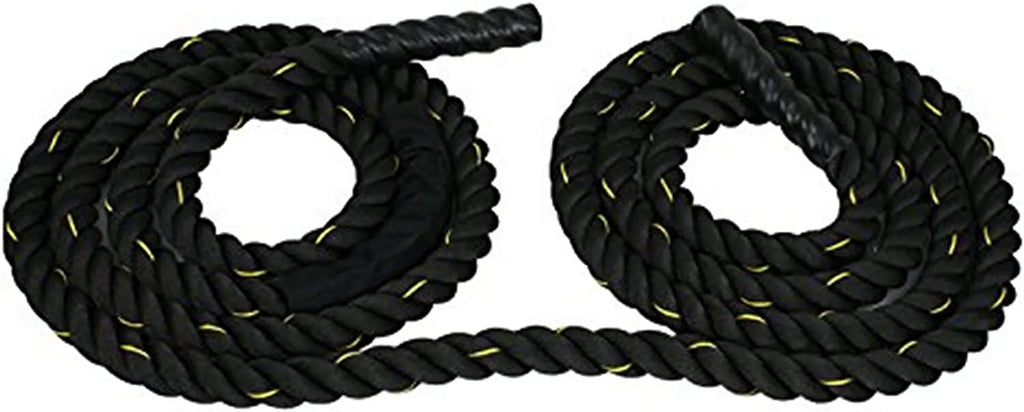1.5" Thickness Poly Dacron 30FT Battle Rope Workout Fitness Core Exercise Strength Training Ropes Indoor Home