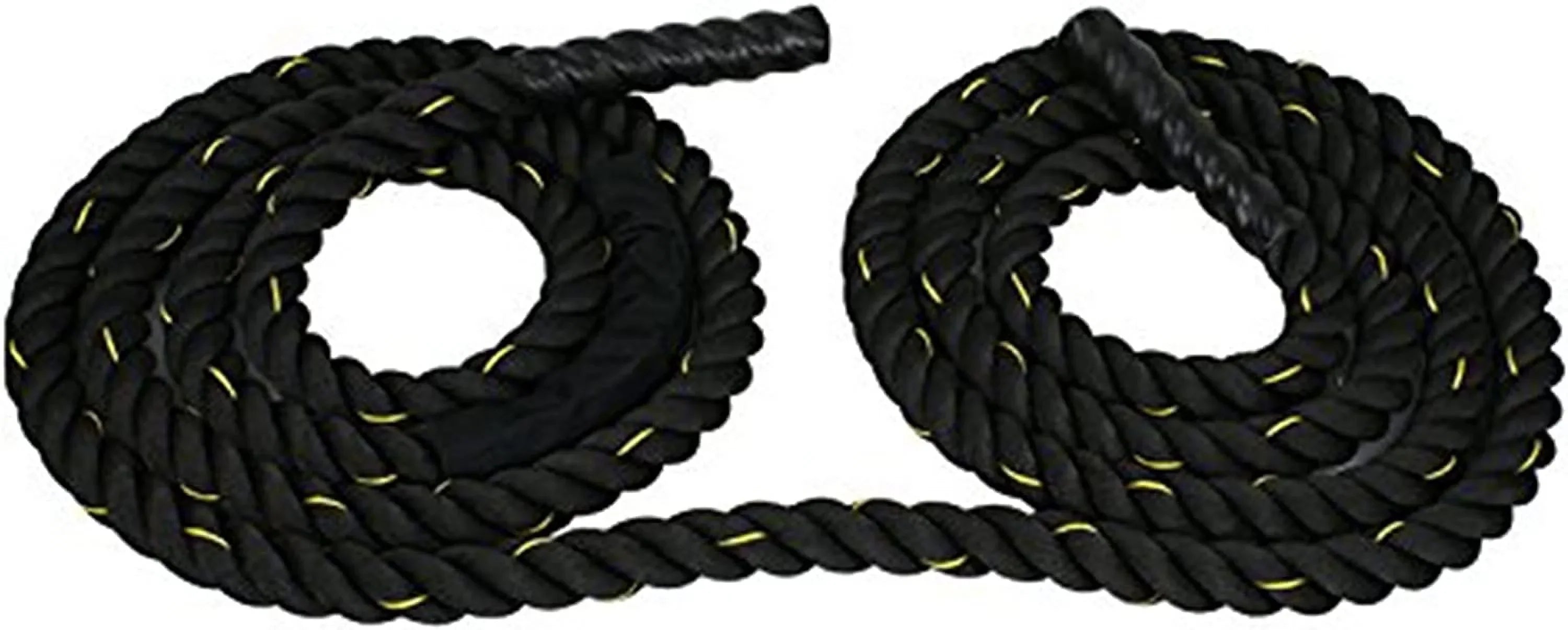1.5" Thickness Poly Dacron 30FT Battle Rope Workout Fitness Core Exercise Strength Training Ropes Indoor Home