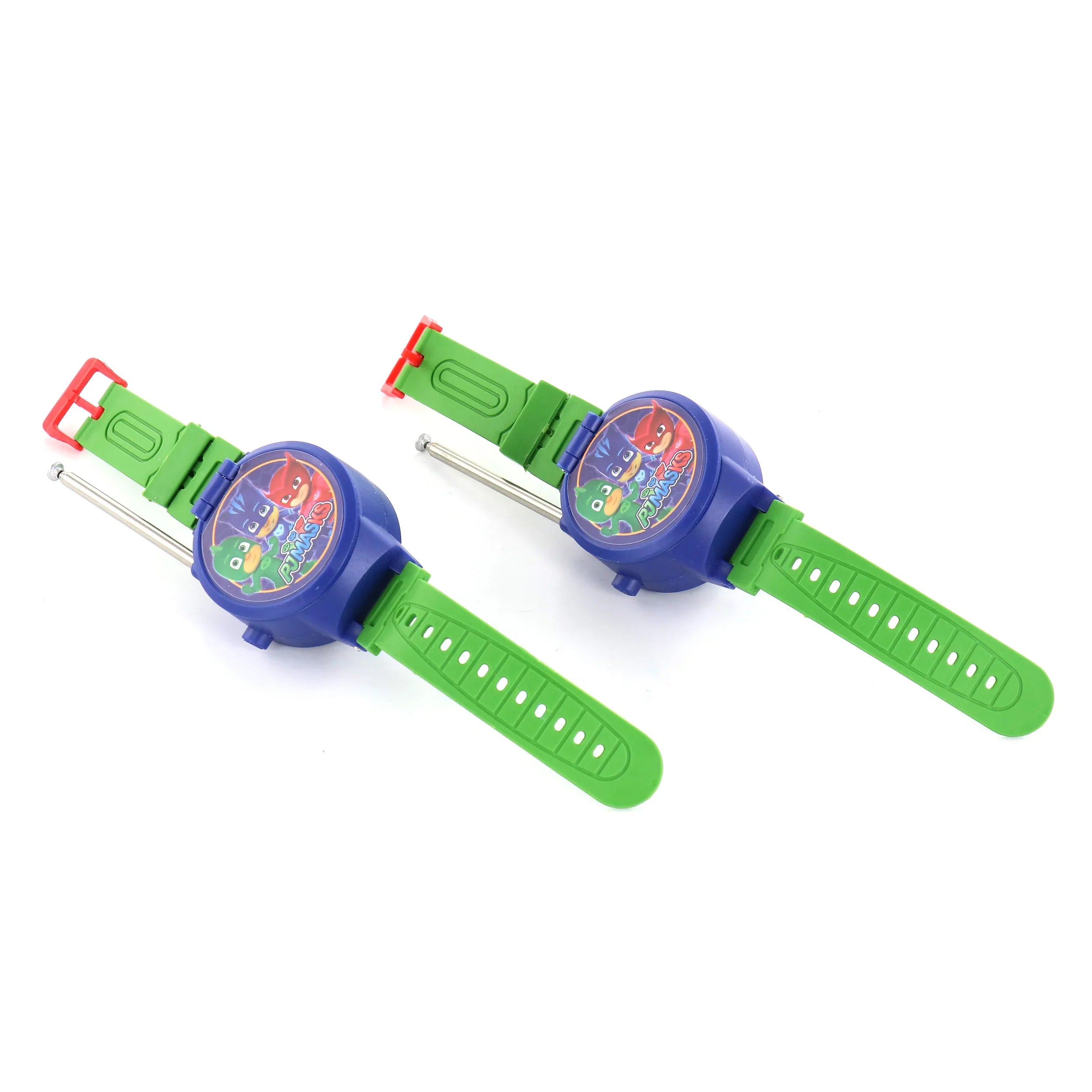 PJ Masks 2 Piece Wrist Walkie Talkie Set With Built in Watch