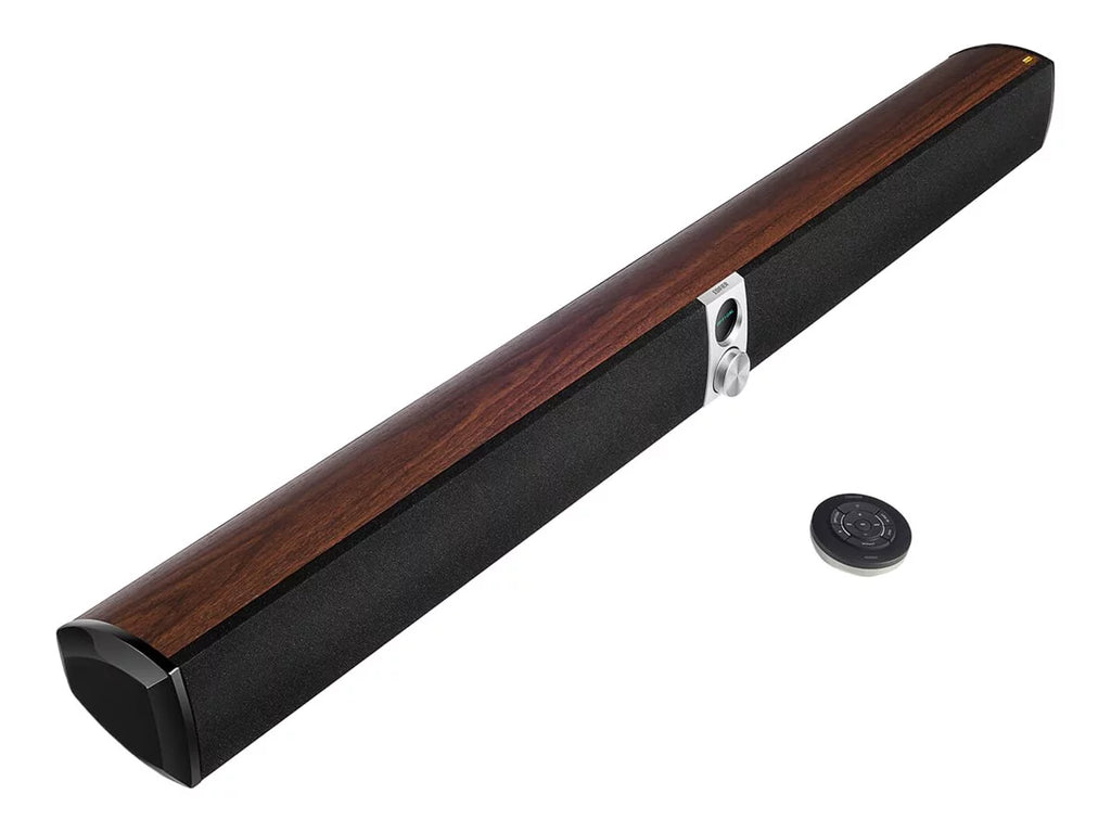 Edifier S50DB - Sound bar - wireless - Bluetooth - 88 Watt - 2-way - dark walnut (grille color - Ebony