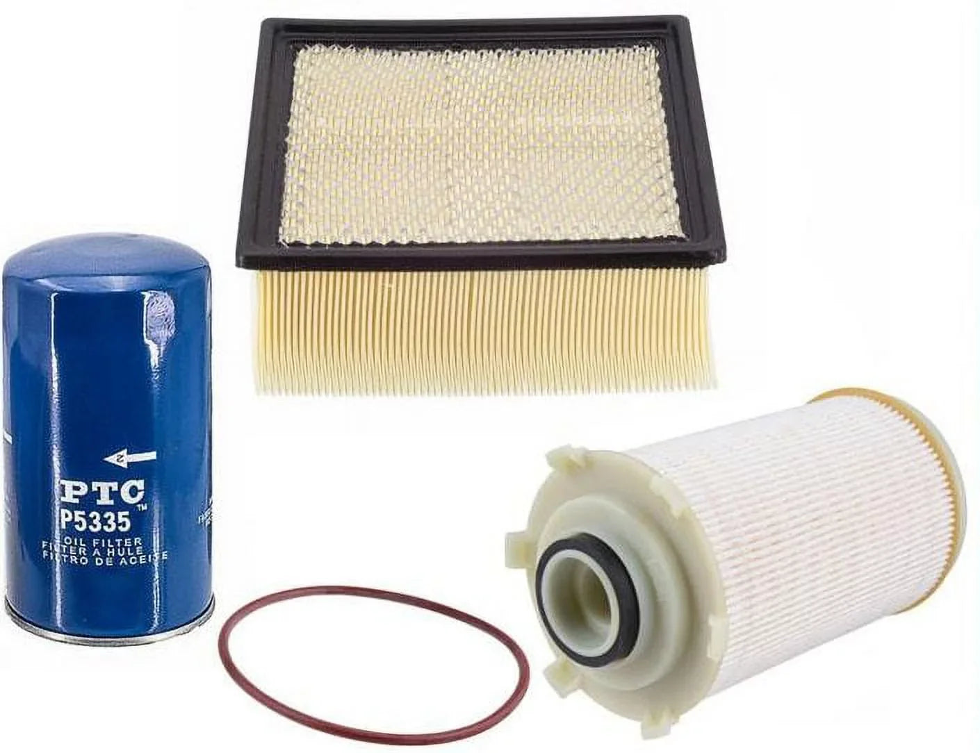 For 07-10 Dodge Ram 2500 6.7L Diesel Water Separator Fuel Filter Oil & Air 3pc