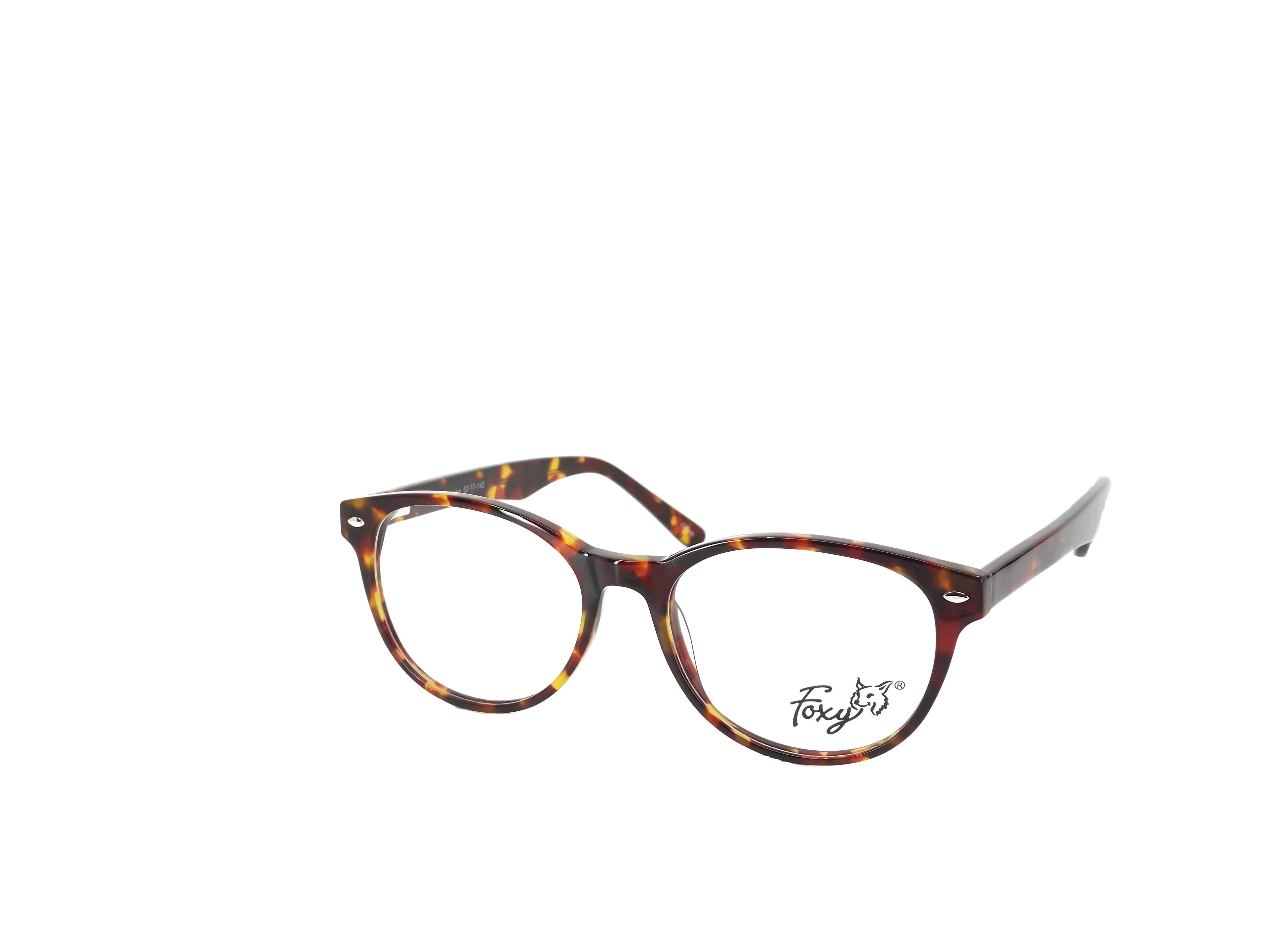 CSD Handmade Acetate Eyeglasses Frame with Spring Hinge for Women Colllection Foxy Style Lucy Tortoise