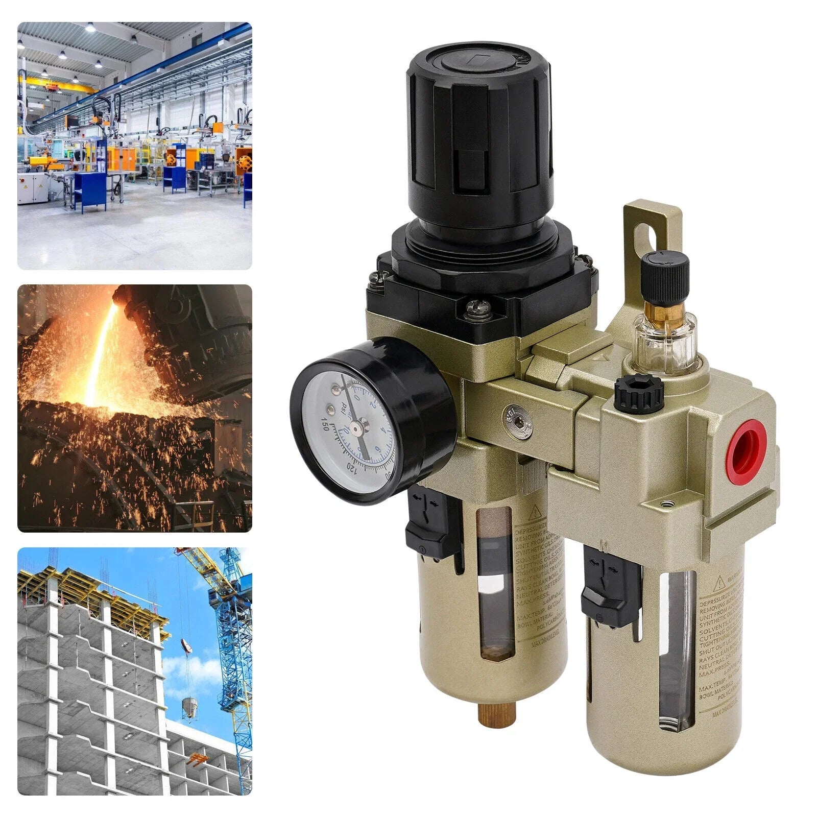 Oil Water Separator Regulator Trap Filter Tire Changer Machine Part Equipment New