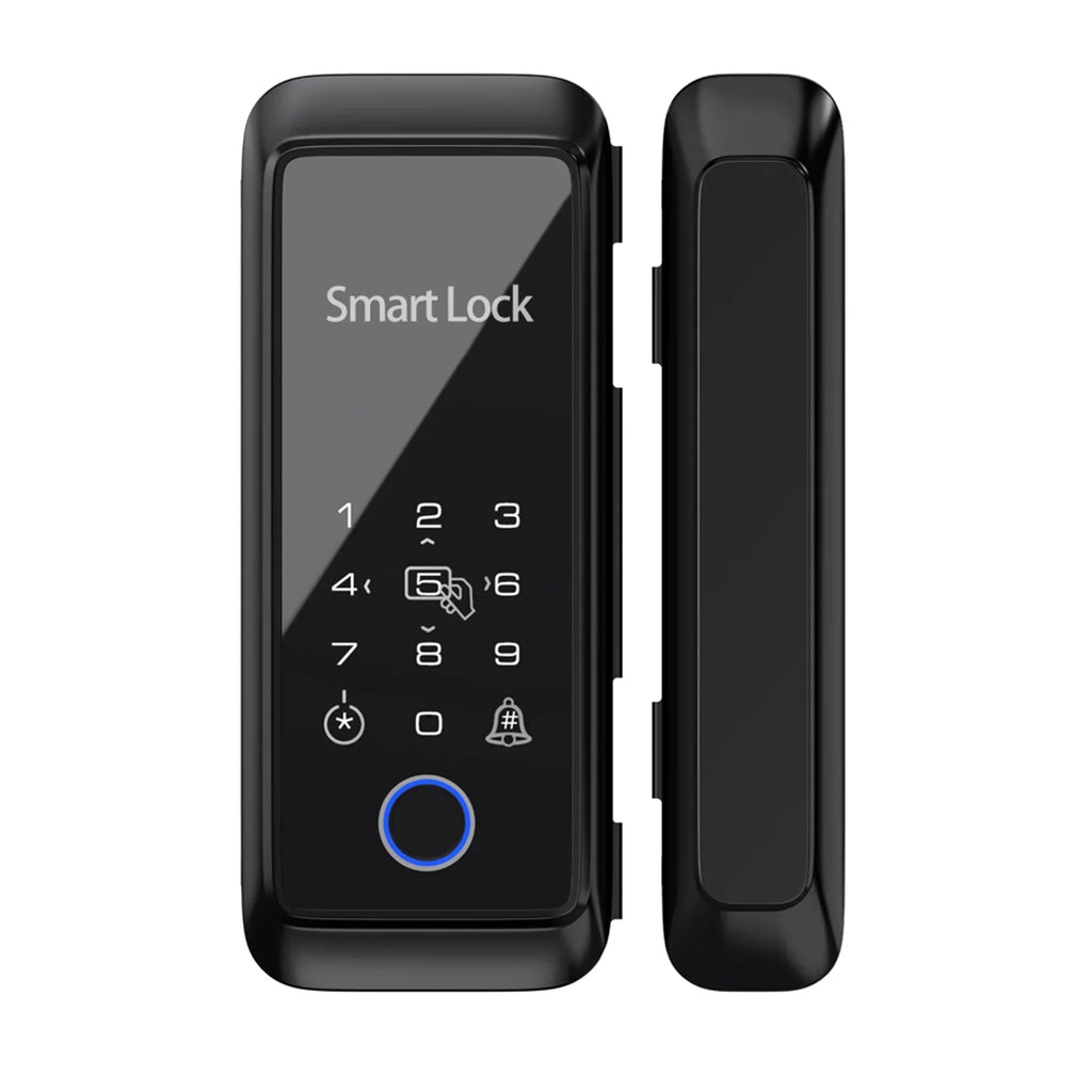 MIXFEER Smart Lock Fingerprint Lock Door Lock Keypad Door Lock with Handle Fingerprint Electronic Deadbolt Door Lock Smart Door Lock Compatible with APP
