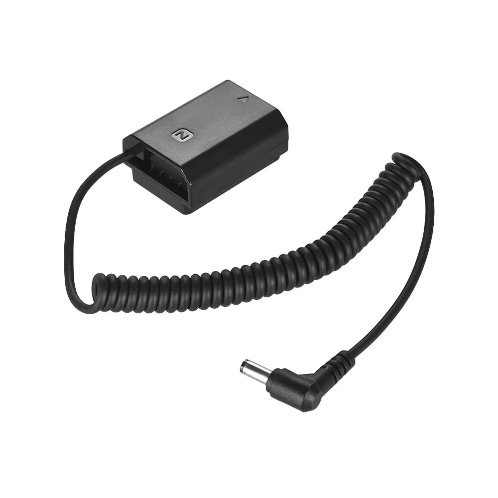 Andoer NP FZ100 Dummy Battery Pack for A7III A9 A7RIII A7SIII, Adapter with Spring Cable
