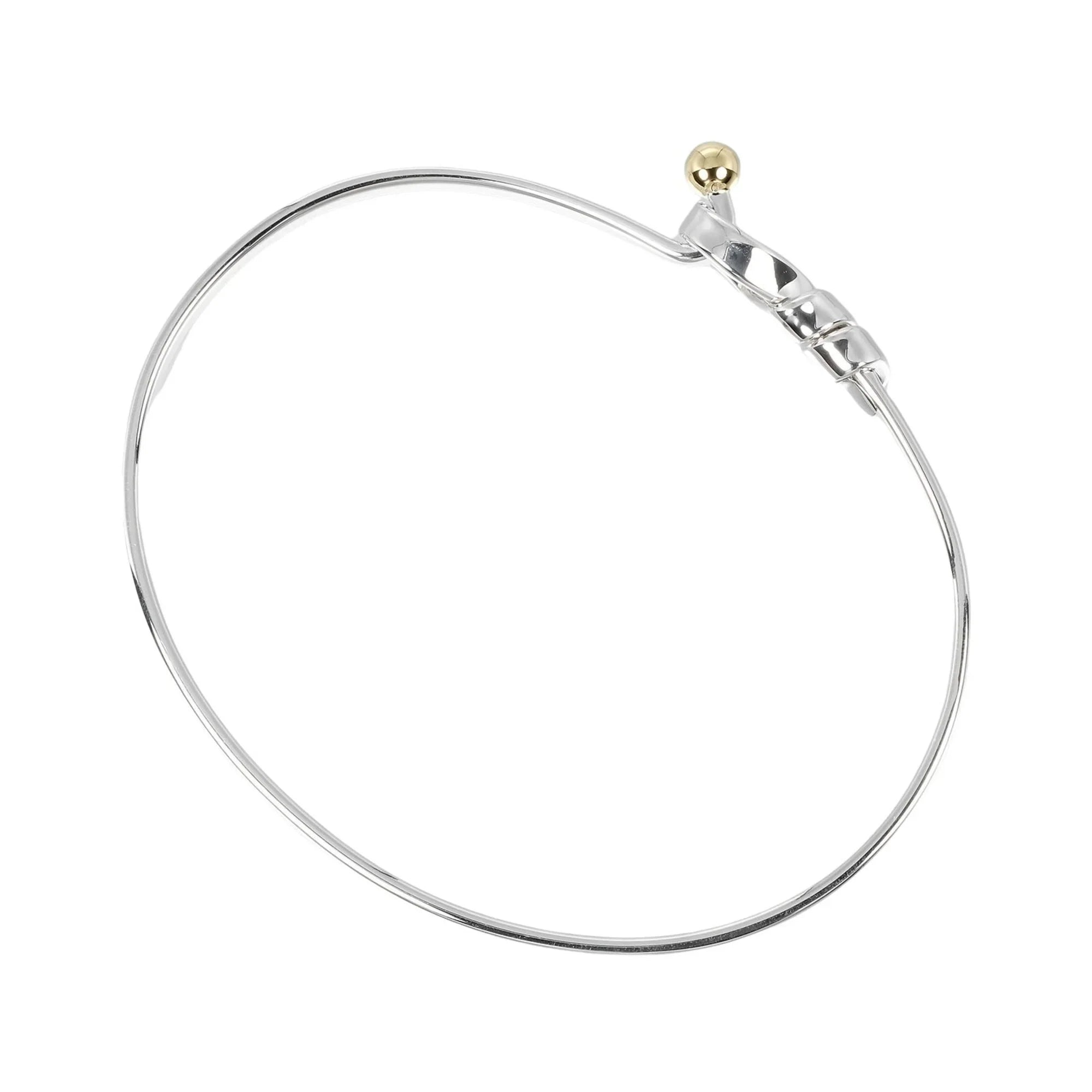 Pre-Owned Tiffany & Co. Love Knot Bracelet, 925 Silver, 18K Gold, Approx. 9.15g I132724015 (Good)