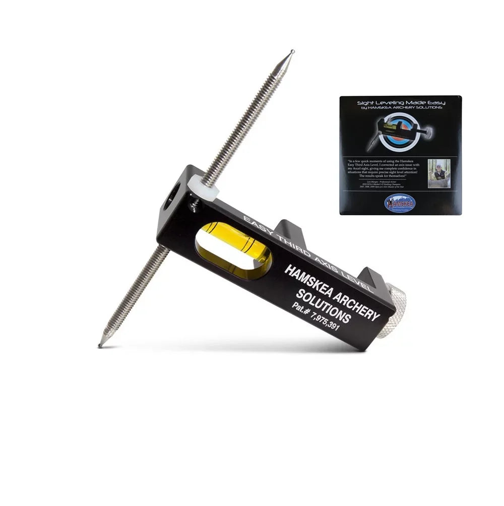 Hamskea 106001 Easy Third Axis Target Sight Level and Instructional DVD Combo