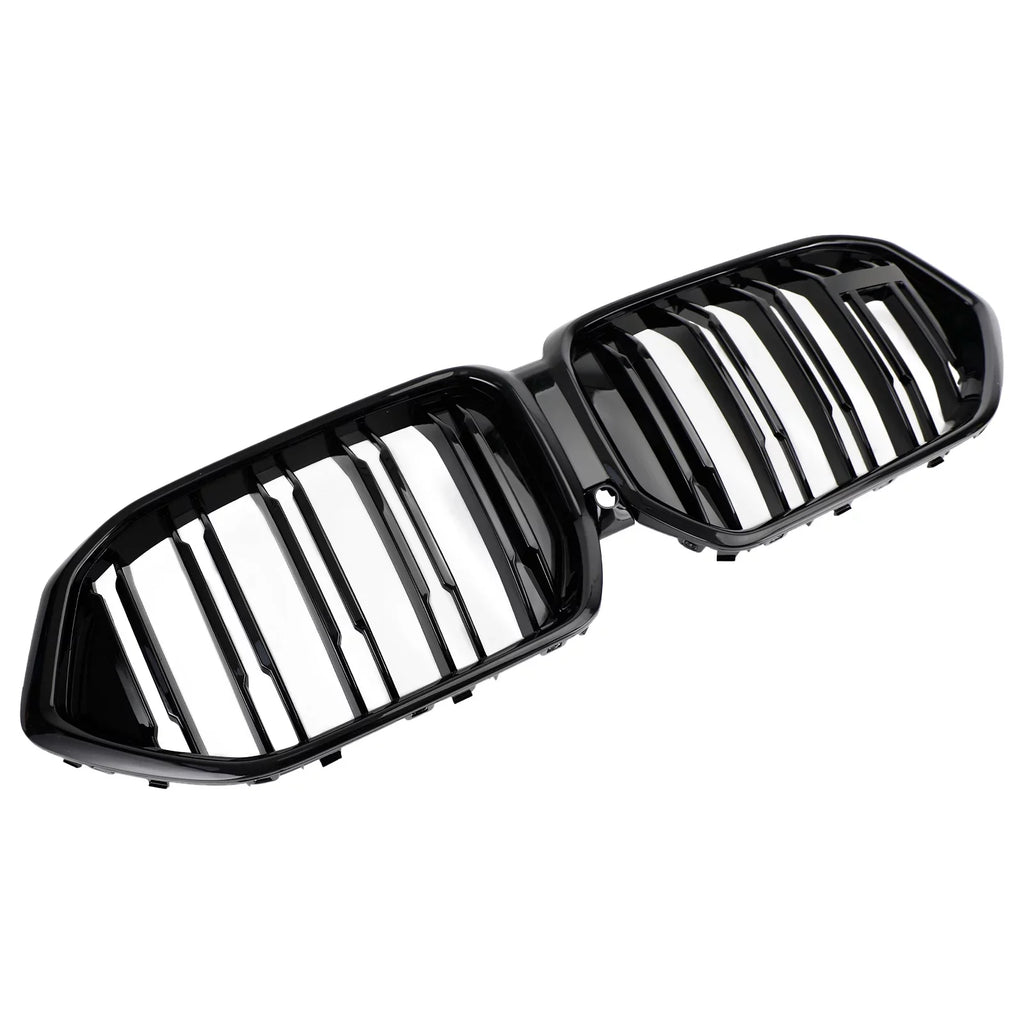 Front Bumper Grille Grill Fit for X6 G06 M50i 2020-2022 W/Camera Hole Jet
