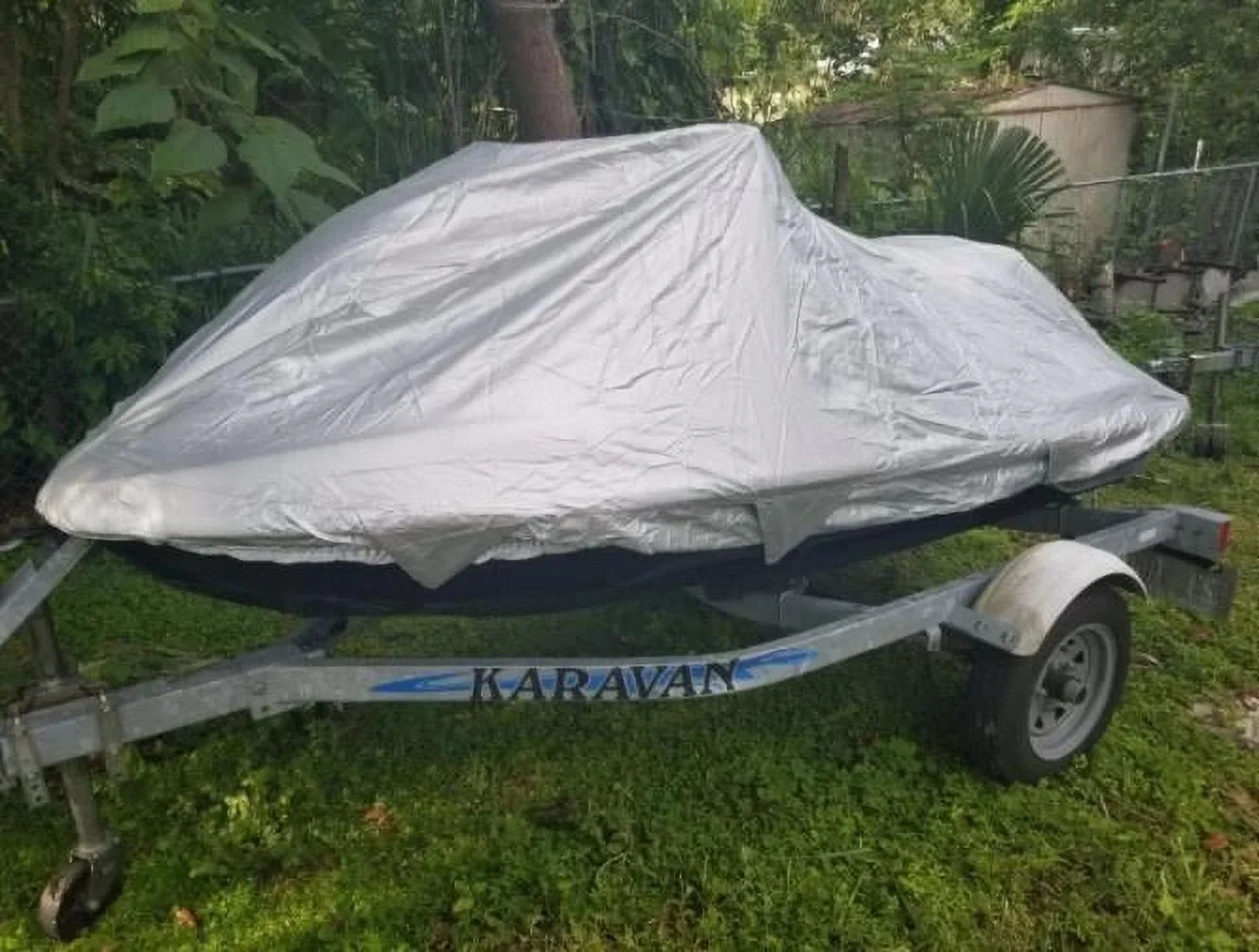 UV Reflective, Travel, Storage and Mooring Watercraft PWC Jet Ski Cover for Sea Doo Bombardier GTI Limited 155 2011 2012 2013 2014 2015 2016