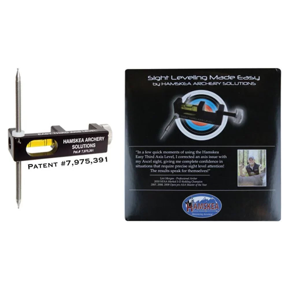 Hamskea 106001 Easy Third Axis Target Sight Level and Instructional DVD Combo