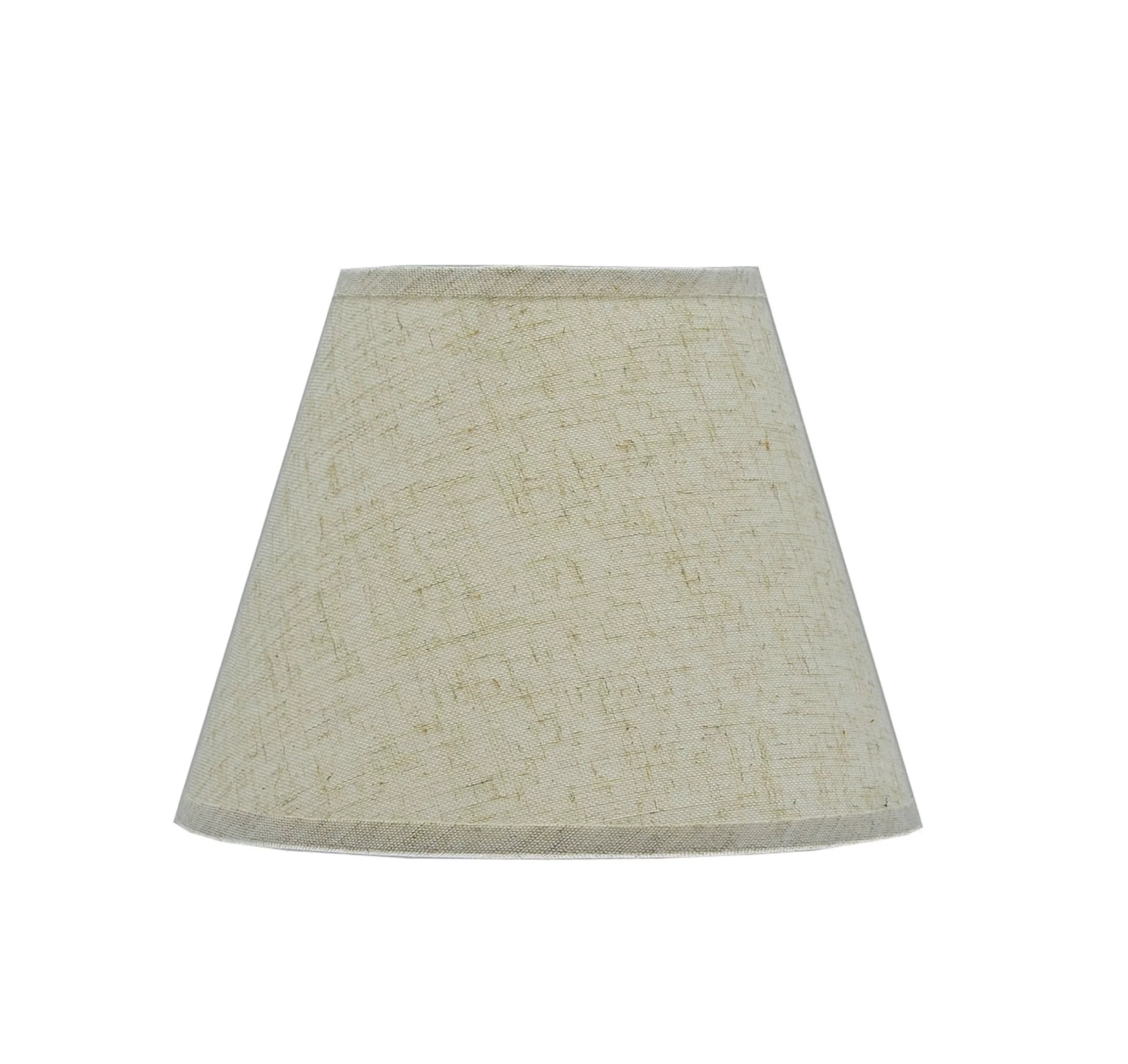 Aspen Creative 32032 Transitional Hardback Empire Shape Spider Construction Lamp Shade in Flaxen, 9" wide (5" x 9" x 7")