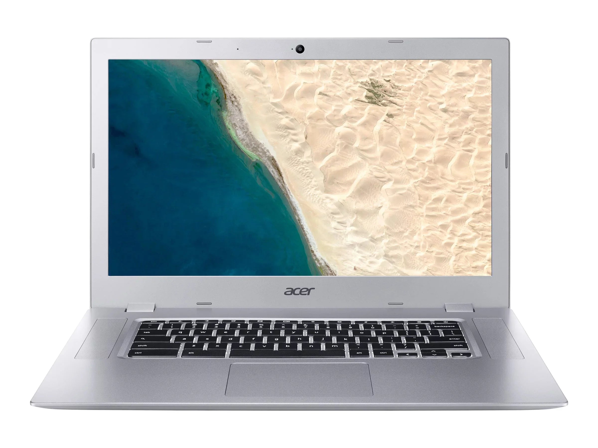 Acer Chromebook 315 CB315-2H-68E6 - AMD A6 - 9220C / up to 2.7 GHz - Chrome OS - Radeon R5 - 4 GB RAM - 32 GB eMMC - 15.6" IPS 1920 x 1080 (Full HD) - Wi-Fi 5 - pure silver - kbd: US