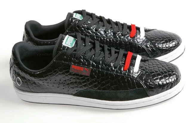 PUMA SPORTIE LA. MATCH CROCODILE SKIN UNISEX MEN 5.5 // WOMEN 7 SHOES Jet NEW