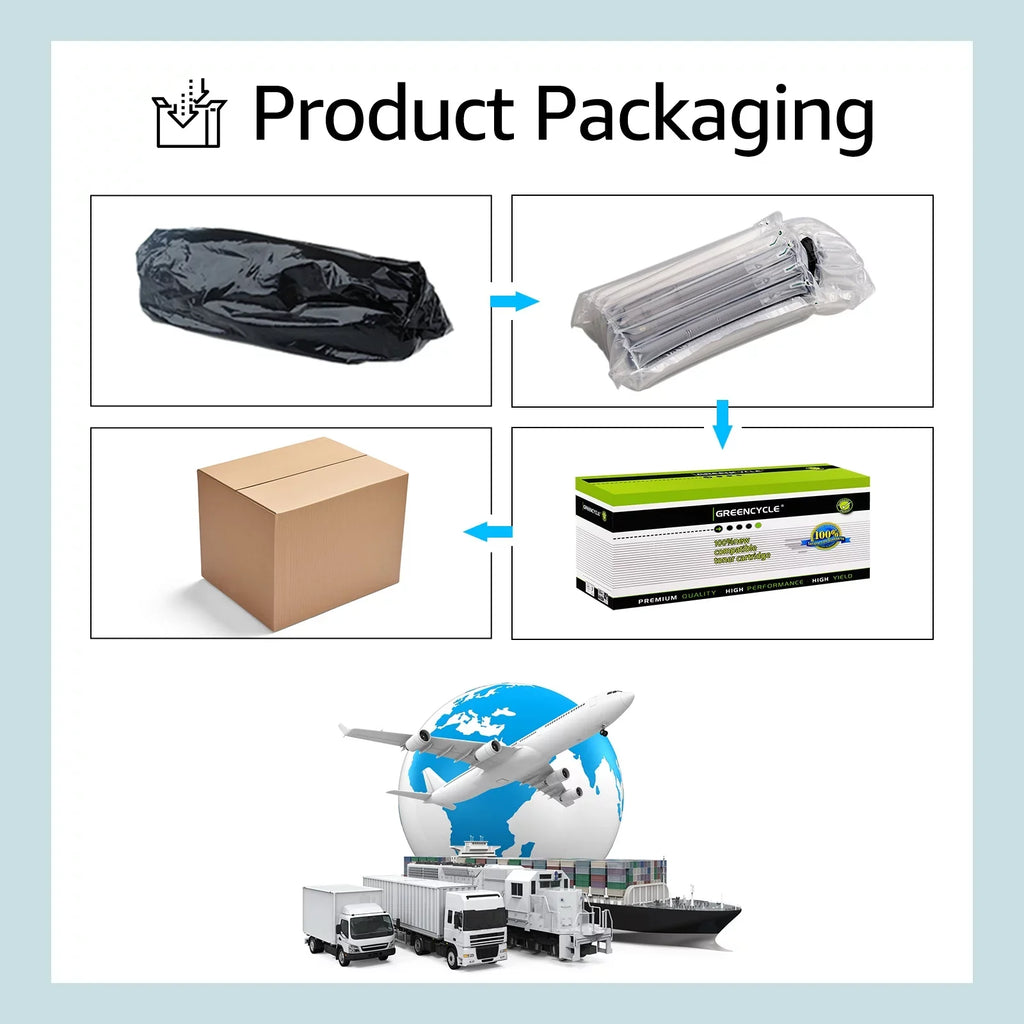 GREENCYCLE 8 Pack Compatible for 94A CF294A Dark Toner Cartridge Replacement with Laserjet Pro M118dw MFP M148fdw M148dw M149 M149fdw Printer
