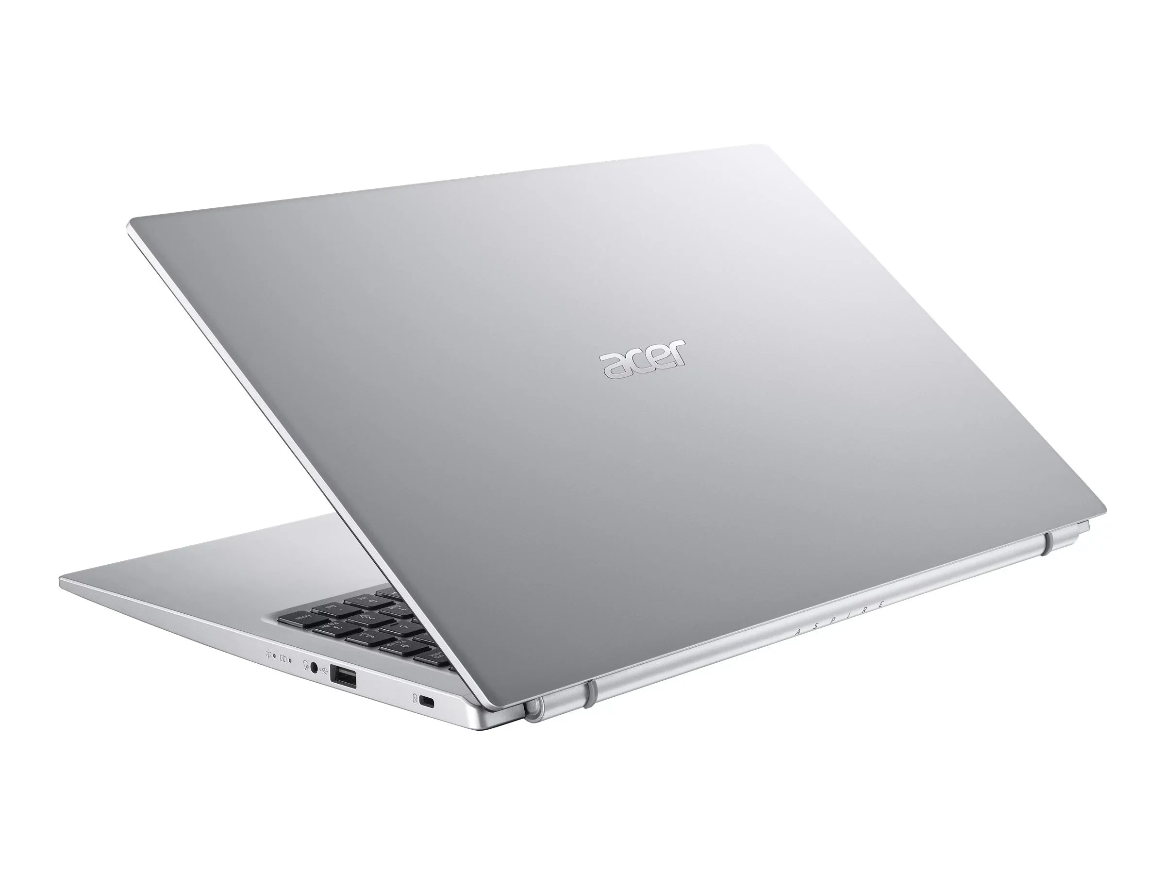 Acer Aspire 3 A315-58 - Core i7 - 1165G7 / up to 4.7 GHz - Win 11 Home - Iris Xe Graphics - 8 GB RAM - 512 GB SSD - 15.6" TN 1920 x 1080 (Full HD) - 802.11a/b/g/n/ac/ax - pure silver - kbd: US Intl