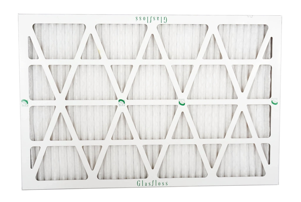 Glasfloss Air Filter 18x24x2 - 2" MERV 10 - (Pack of 12) - Pleated AC or HVAC Air Filter - Furnace Air Filter - Home or Office - Made In The USA.