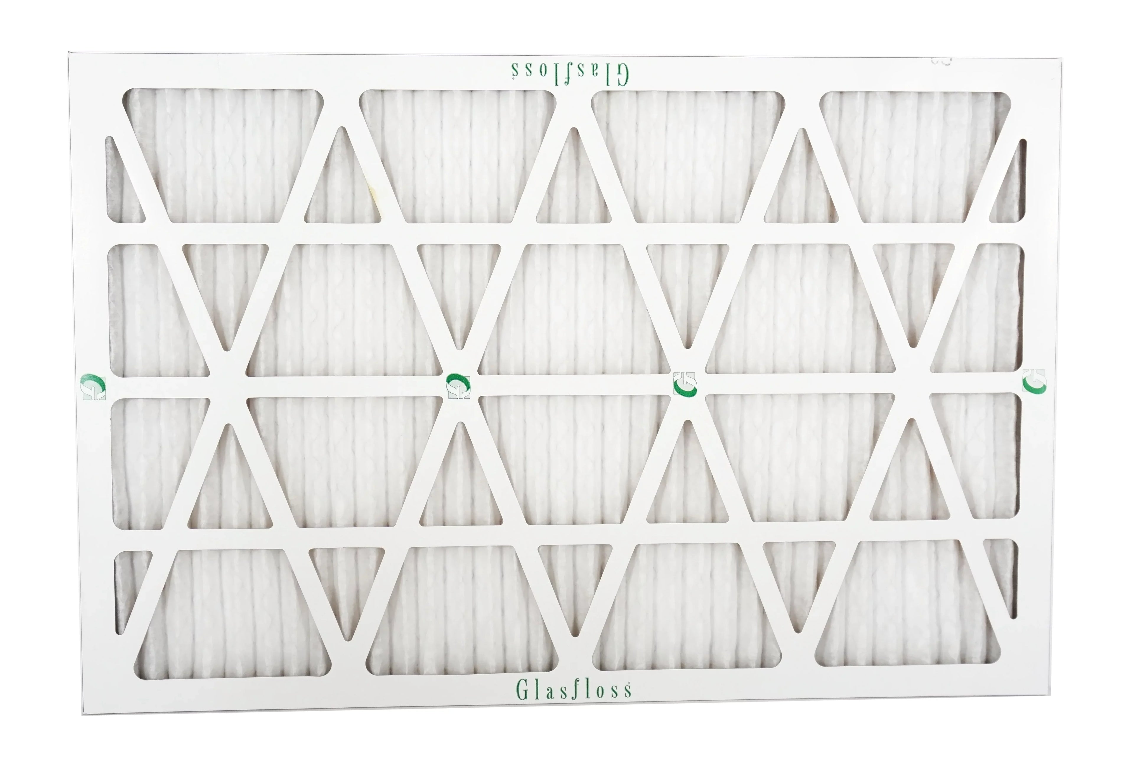 Glasfloss Air Filter 18x24x2 - 2" MERV 10 - (Pack of 12) - Pleated AC or HVAC Air Filter - Furnace Air Filter - Home or Office - Made In The USA.