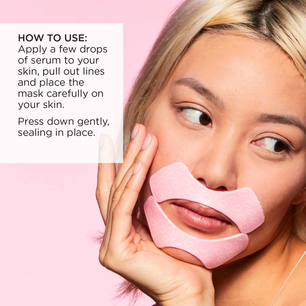 Pacifica Beauty | Reusable Lip Line Mask | 100% Silicone | Vacuum Seal & Lifting Effect | Minimize Fine Lines + Wrinkles | Pair With Serum | Storage Tin Included | Vegan + Cruelty Free