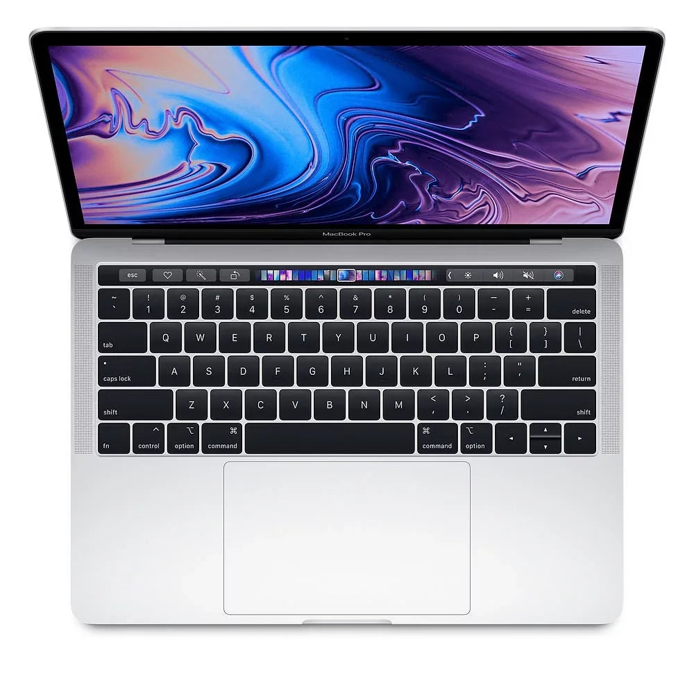 A Grade Macbook Pro 13.3-inch (Retina, Silver, Touch Bar) 1.4Ghz Quad Core i5 (2019) MUHQ2LL/A 256GB SSD 8GB Memory 2560x1600 Display Mac OS Big Sur Power Adapter Included