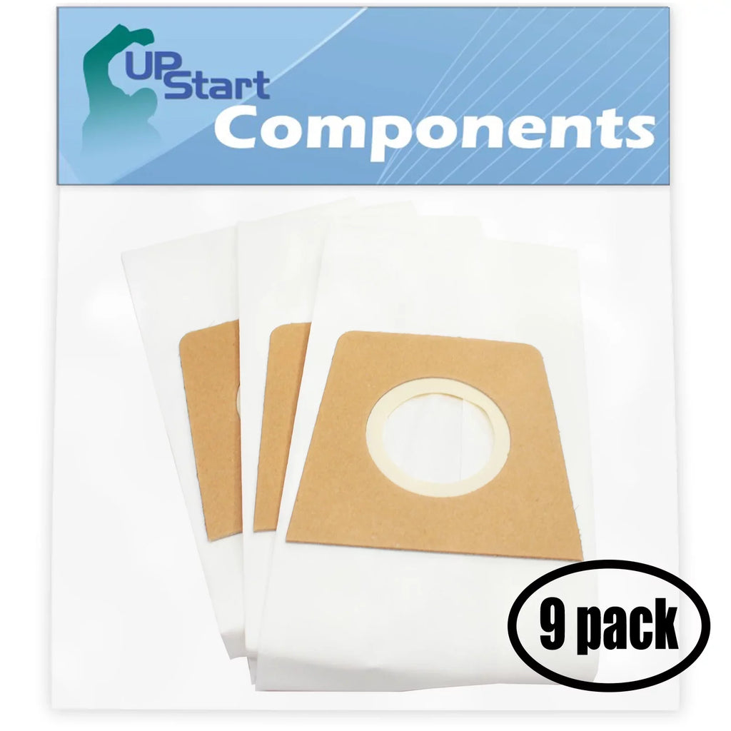 27 Replacement for Dirt Devil Featherlite Bagged Upright Ebony M085570 Vacuum Bags - Compatible with Dirt Devil 3920047001, 3920048001, Type U Vacuum Bags (9 Pack - 3 Vacuum Bags per Pack)