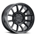 Raceline 950B-GAUGE 20" Cast Aluminum Wheel, GAUGE SATIN Jet 20X10 5X139.7 -19mm