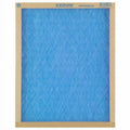 True Blue 116201 16" x 20" x 1" Flat Panel Spun Fiberglass Disposable Furnace Air Filter MERV 2 - Quantity of 12