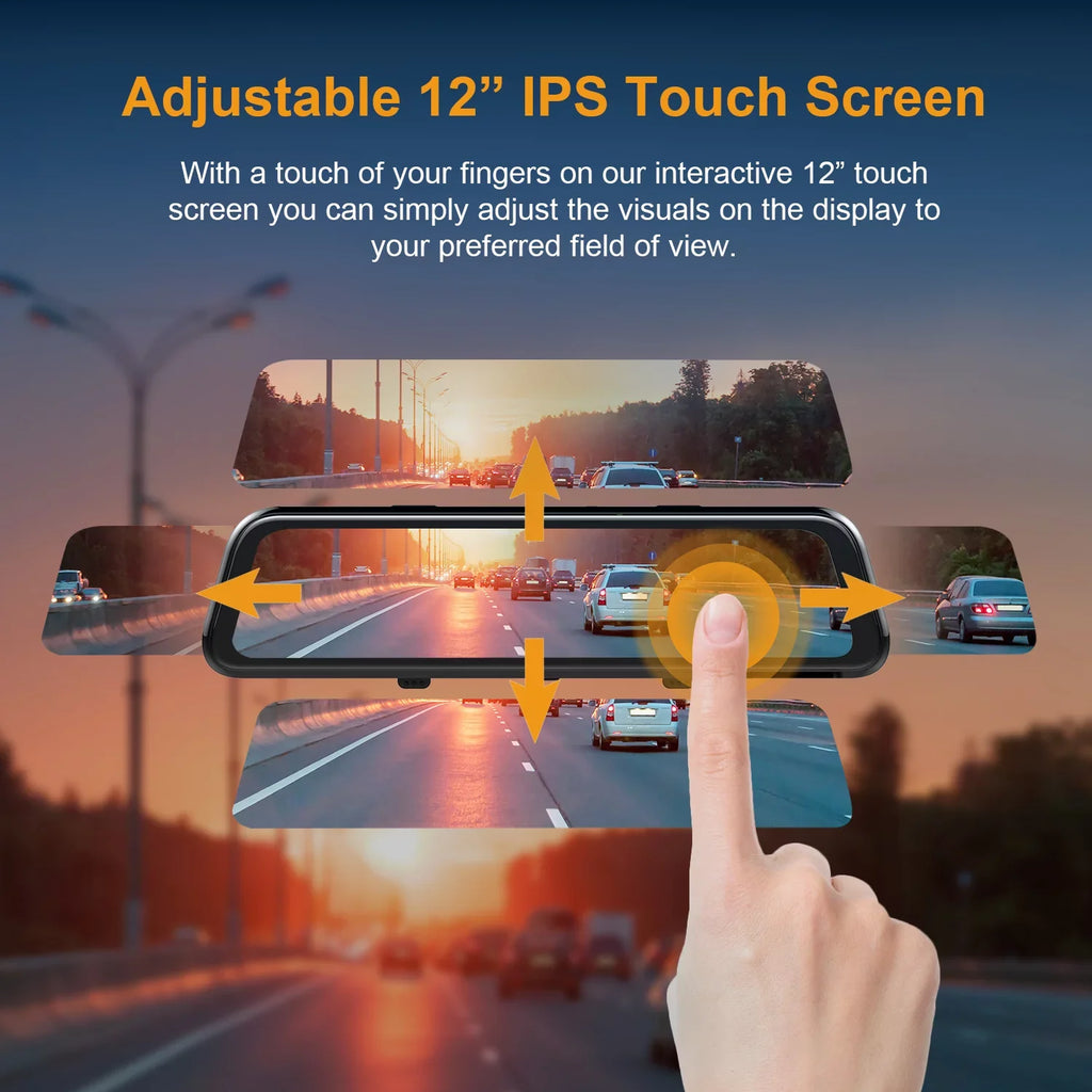 Rexing M2 Smart Mirror Dash Cam with BSD ADAS