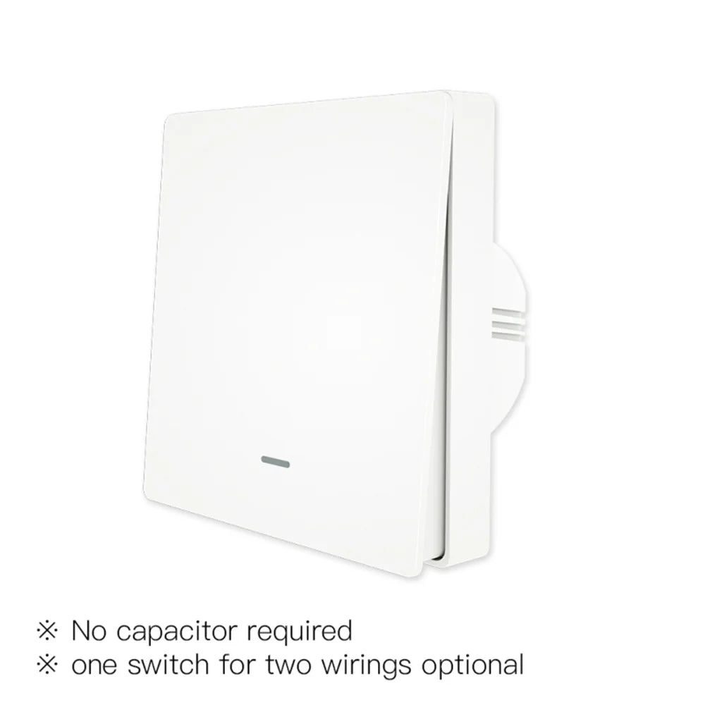Tuya ZigBee Smart Light Switch with/without Neutral Wire No Capacitor Needed Smart Life 2/3 Way Works with Alexa 2mqtt