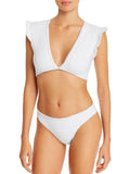 Shoshanna Womens Beachwear Textured Swim Bottom Separates