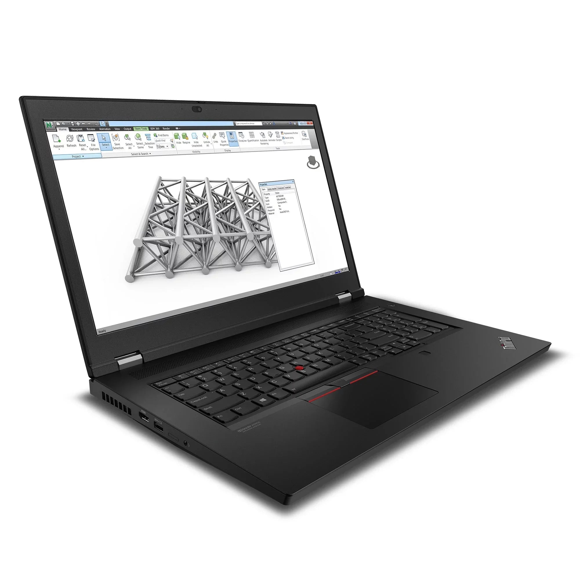 ThinkPad P17 Laptop, 17.3" FHD IPS 300 nits, i7-10750H, Quadro, 32GB, 1TB