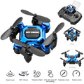 K04 Mini Drone for Kids, RC Quadcopter HD Camera 360° Flip Headless Drones Foldable RC Aircraft One Key Land Auto Hovering Suitable for Beginners Toys Gift