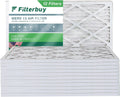 Filterbuy 14x25x1 MERV 13 Pleated HVAC AC Furnace Air Filters (12-Pack)