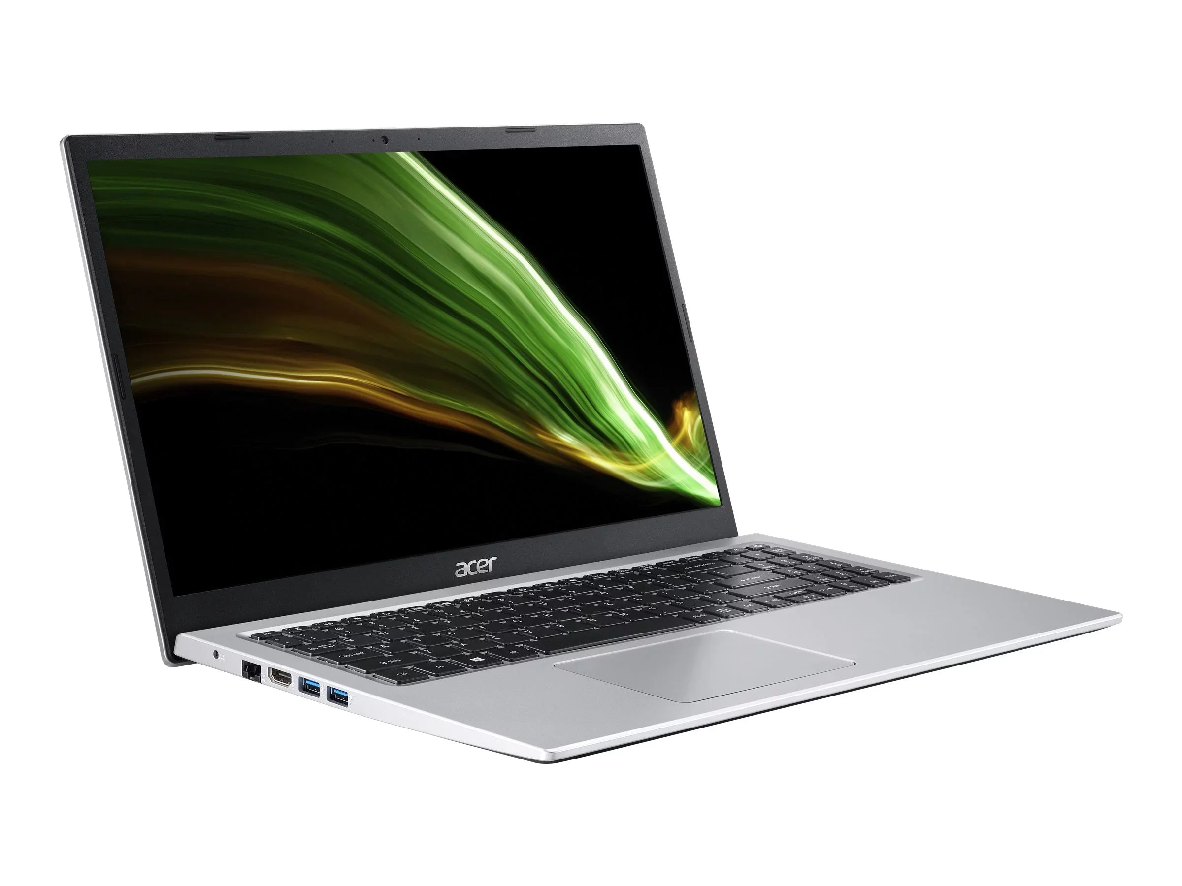Acer Aspire 3 A315-58 - Core i7 - 1165G7 / up to 4.7 GHz - Win 11 Home - Iris Xe Graphics - 8 GB RAM - 512 GB SSD - 15.6" TN 1920 x 1080 (Full HD) - 802.11a/b/g/n/ac/ax - pure silver - kbd: US Intl