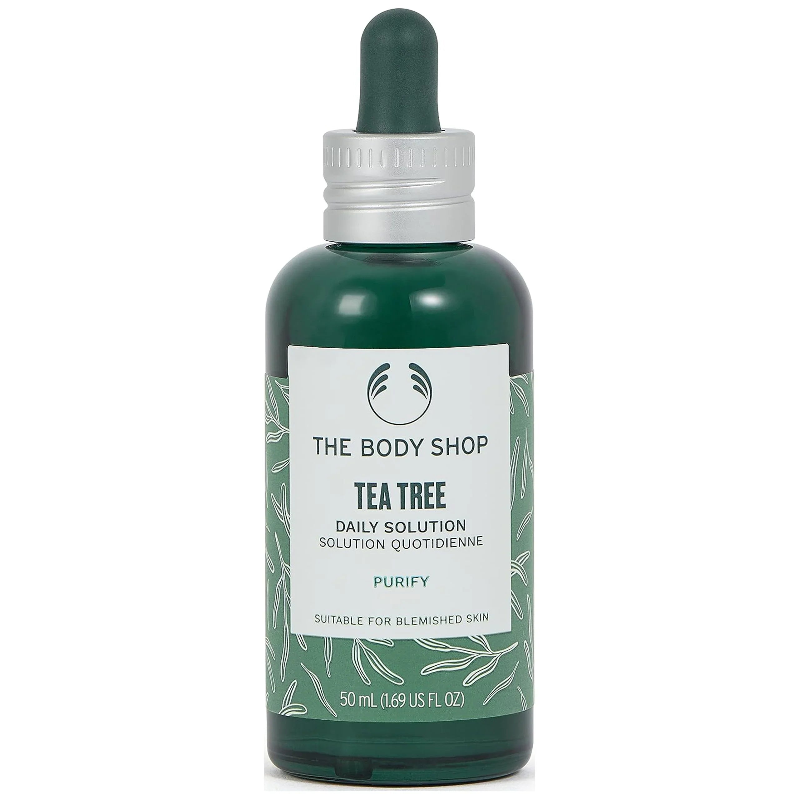 The Body Shop Tea Tree Daily Solution Serum - Purifying - For Oily, Blemished Skin - 1.69 Fl Oz.