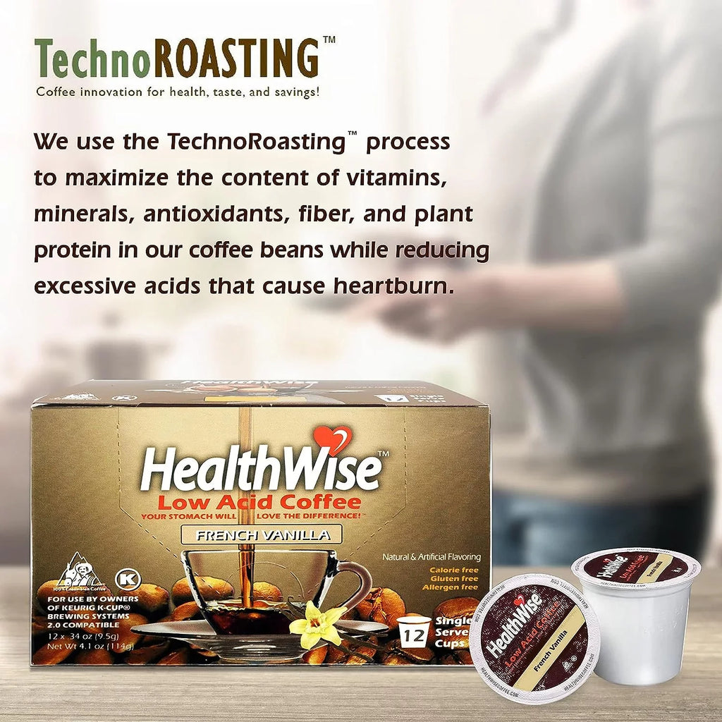 French Vanilla Low Acid K-Cups Number Of Cartons: 6 Cartons (72 cups)