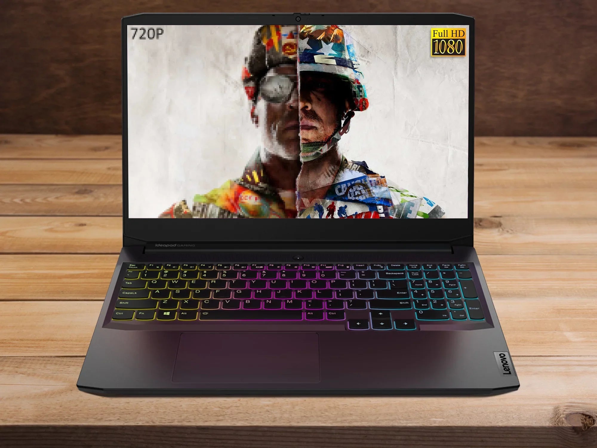 IdeaPad 3 Gaming Laptop, 15.6" 120Hz FHD Display, AMD Ryzen 5 5600H Upto 4.2GHz, 8GB RAM, 512GB NVMe SSD, GeForce RTX 3050, HDMI, Wi-Fi, Bluetooth, Windows 10 Home (82K20013US)