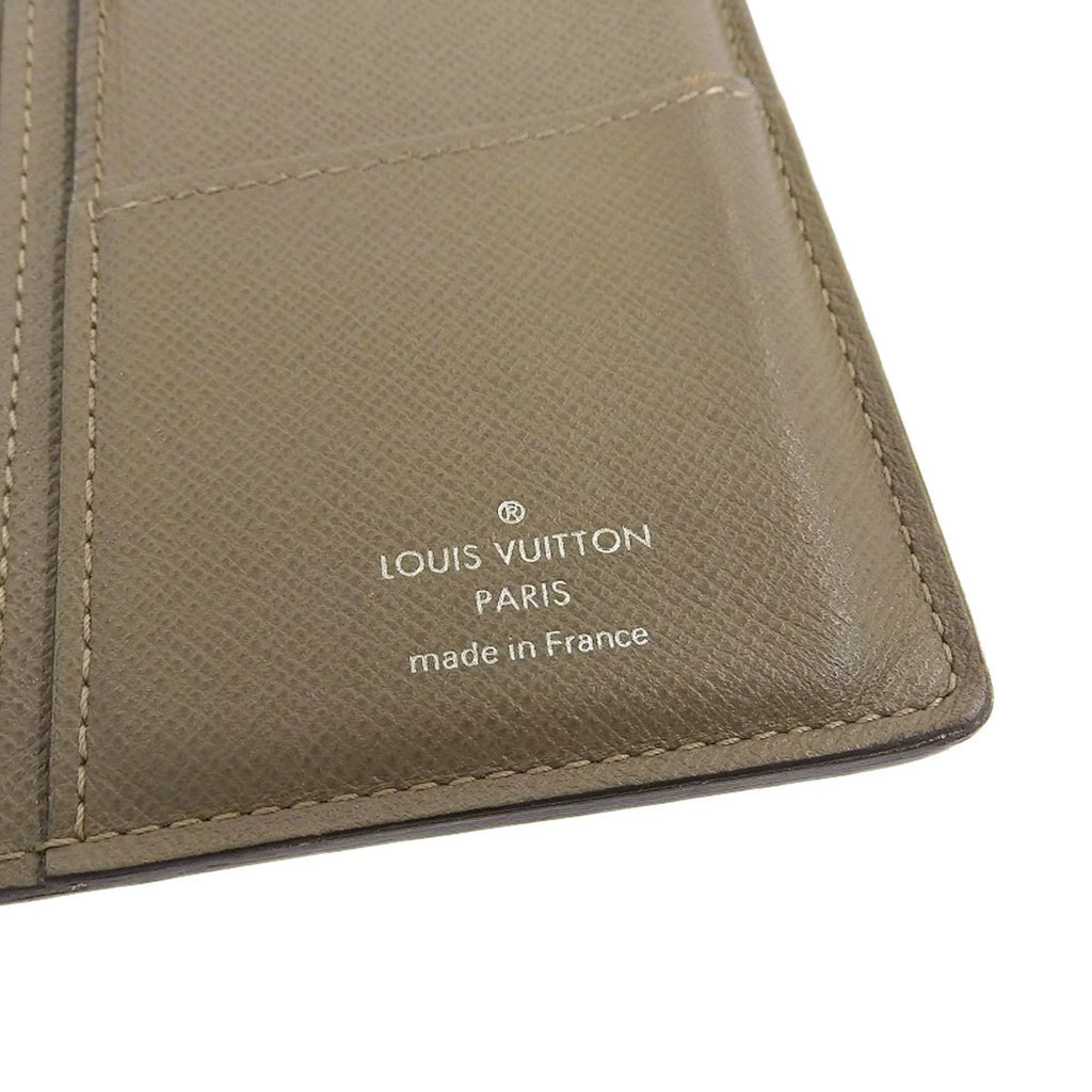 Pre-Owned Louis Vuitton LOUIS VUITTON Taiga Portefeuille Brother Bifold Long Wallet Ural M32807 (Good)