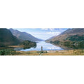 Scotland Highlands Loch Shiel Glenfinnan Monument Reflection of cloud in the lake Poster Print by - 36 x 12
