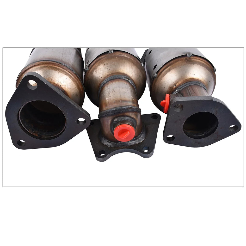 GELUOXI Catalytic Converters Set Replacement for 2005-2008 Honda Pilot 3.5L 45106-45107-45108