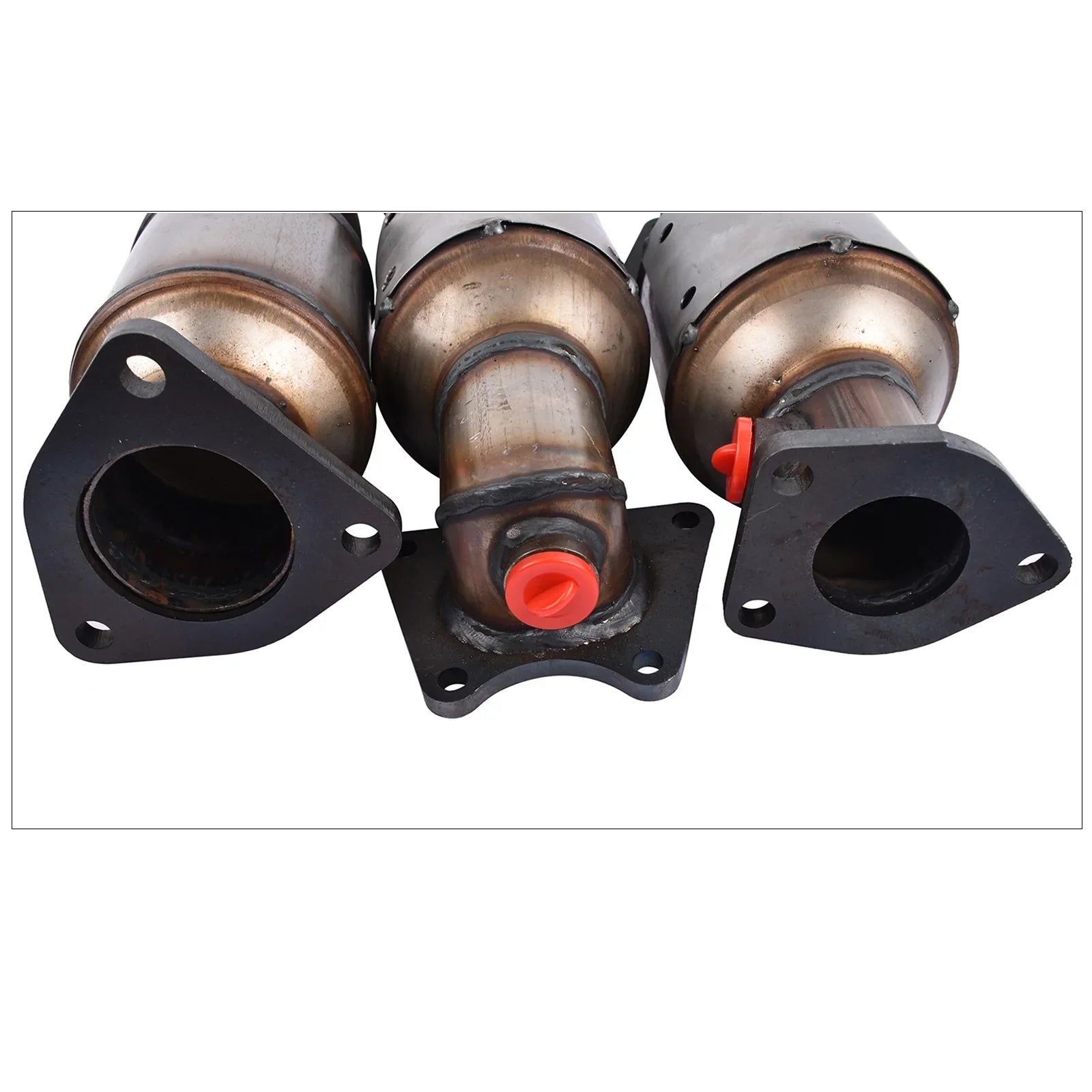 GELUOXI Catalytic Converters Set Replacement for 2005-2008 Honda Pilot 3.5L 45106-45107-45108