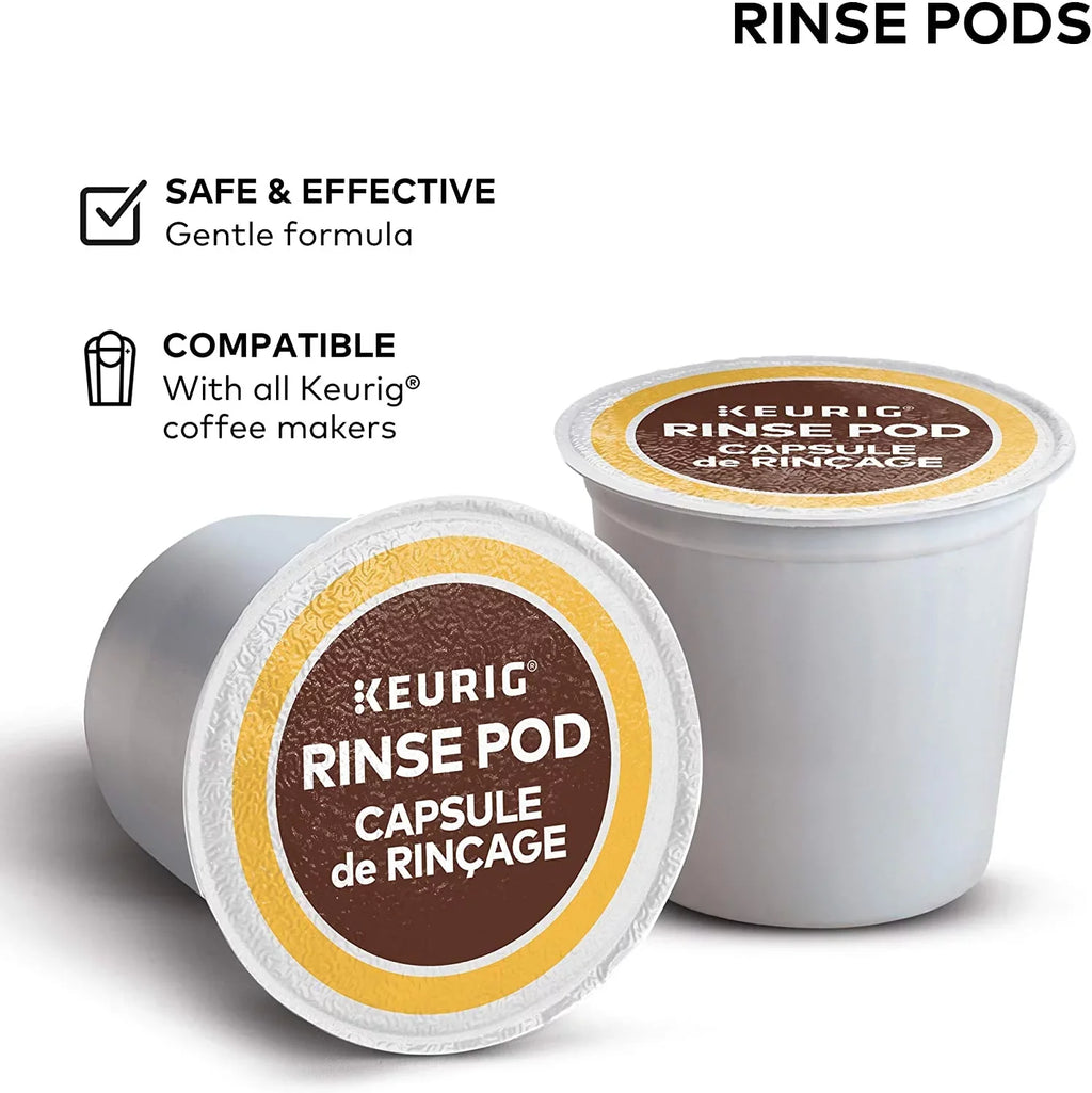 Rinse Pods, Reduces Flavor Carry Over, Compatible with Classic/1.0 & 2.0 K-Cup Pod Coffee Makers, 10 Count (Pack of 6)